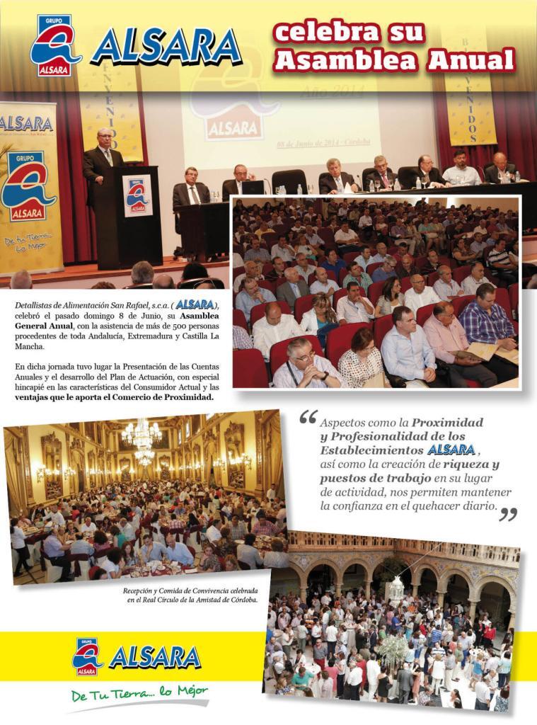 Celebración Asamblea Anual 2014 2
