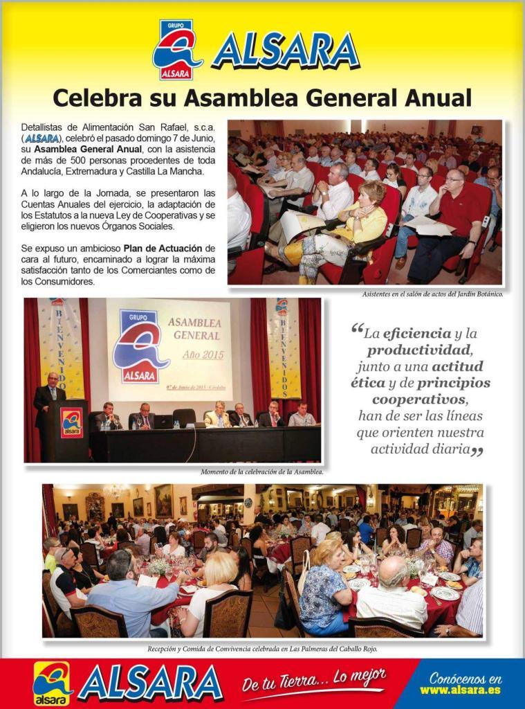 Celebración Asamblea General Anual 2015 1