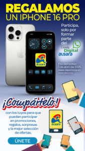 Sorteo “UN IPHONE 16 PRO”