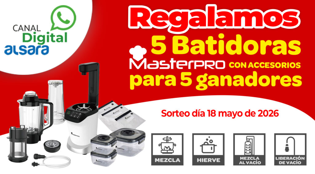 Ganadores SORTEO BATIDORA MASTER PRO 1